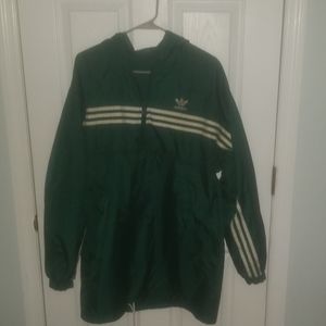 Adidas pullover rain jacket